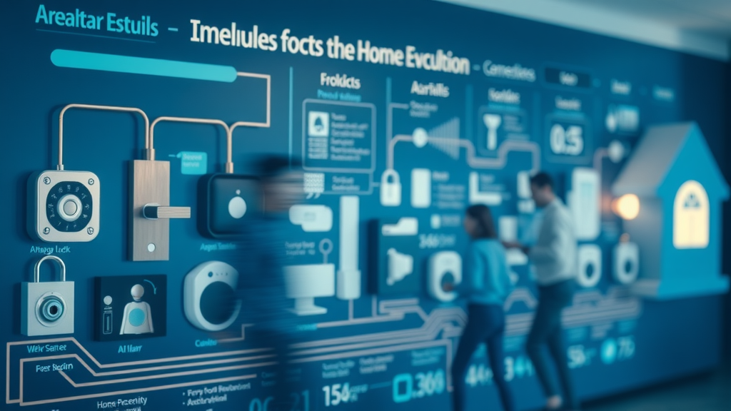 timeline of home security evolution from analog locks to AI smart wireless systems | Security Tech Revolution