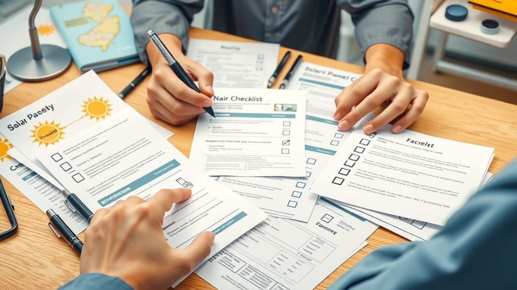 Comparing solar panel quotes and checklists for NJ solar installation cost savings