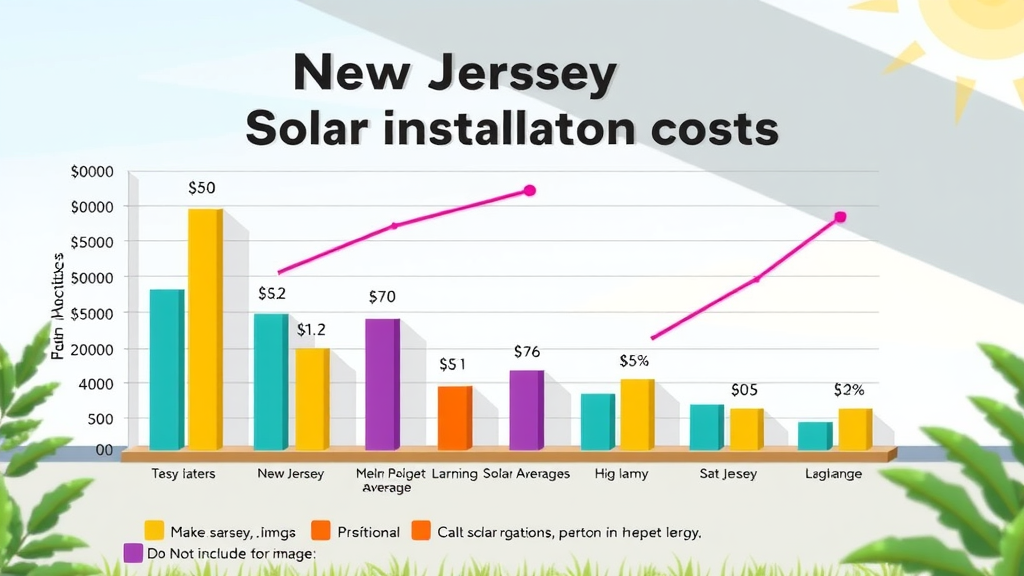 bar graph comparing New Jersey solar installation costs to national averages, solar panel installation cost NJ