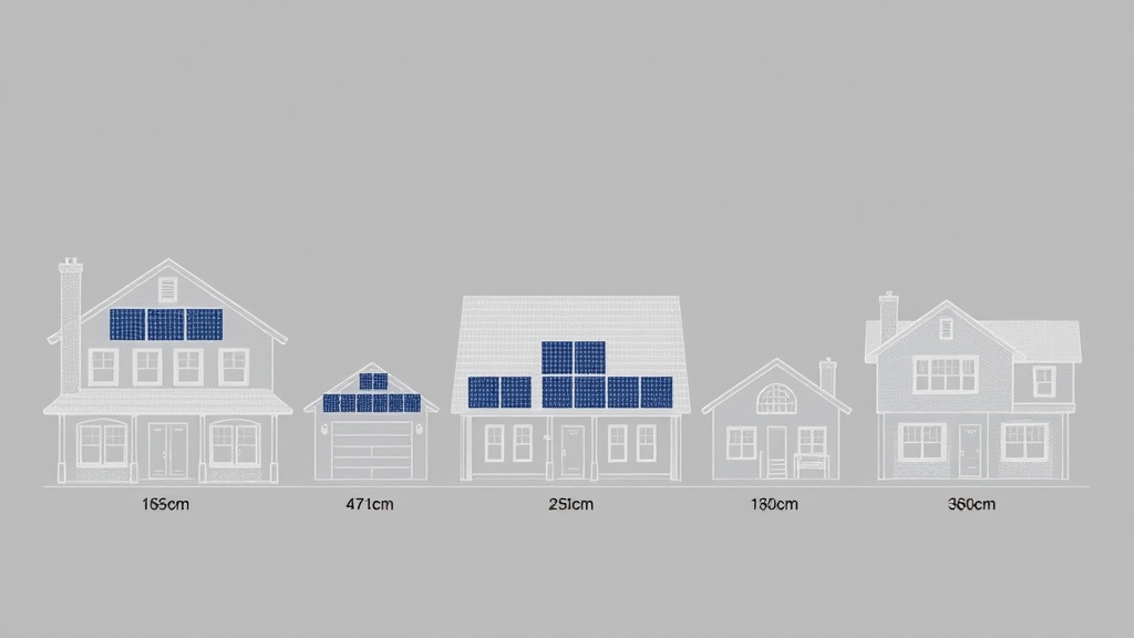 solar panel system size diagram for New Jersey homes - system size cost impact