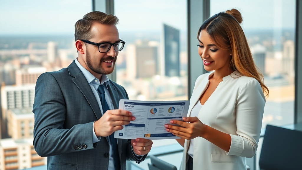 Advisor helping New Jersey couple compare top solar companies and installation deals
