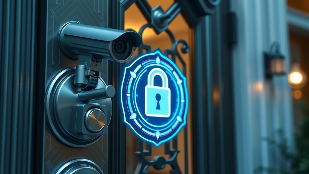 secure NJ smart home device integration with digital lock, surveillance, and enhanced security features