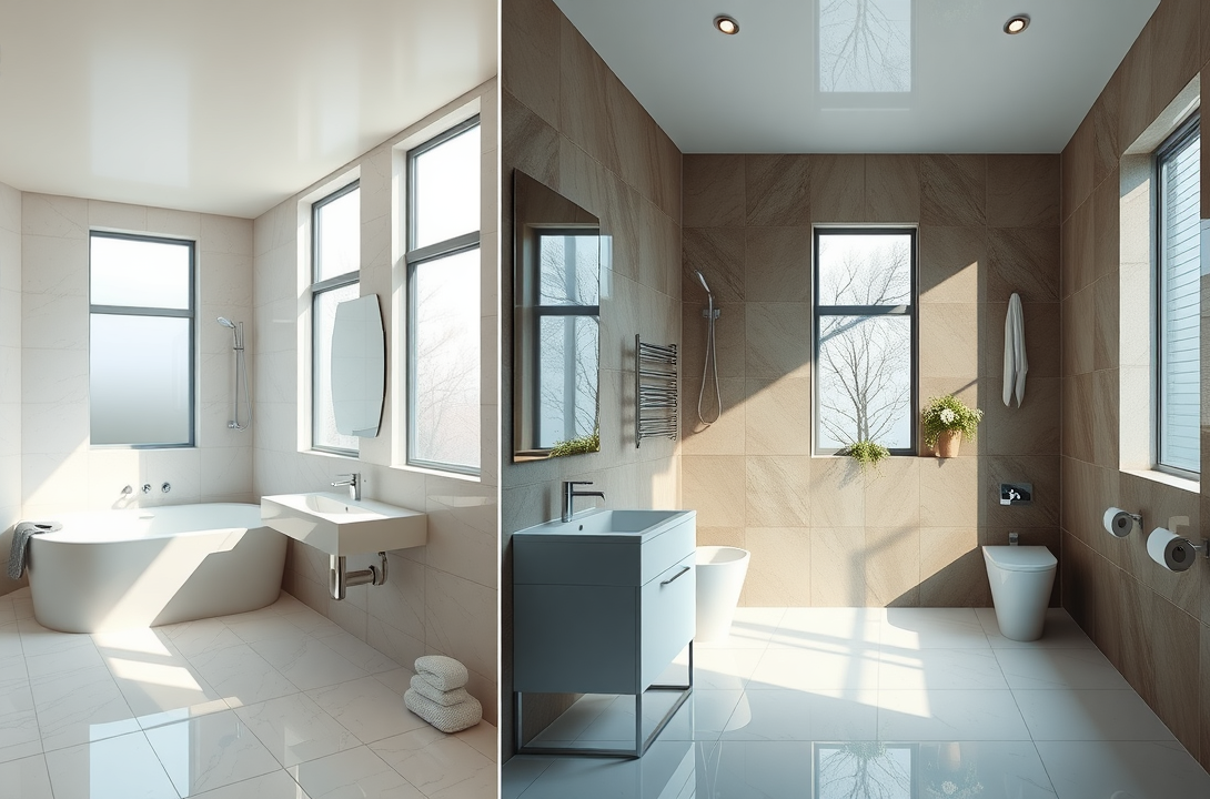 before and after small bathroom upgrade tips new jersey, updated fixtures and bright new decor