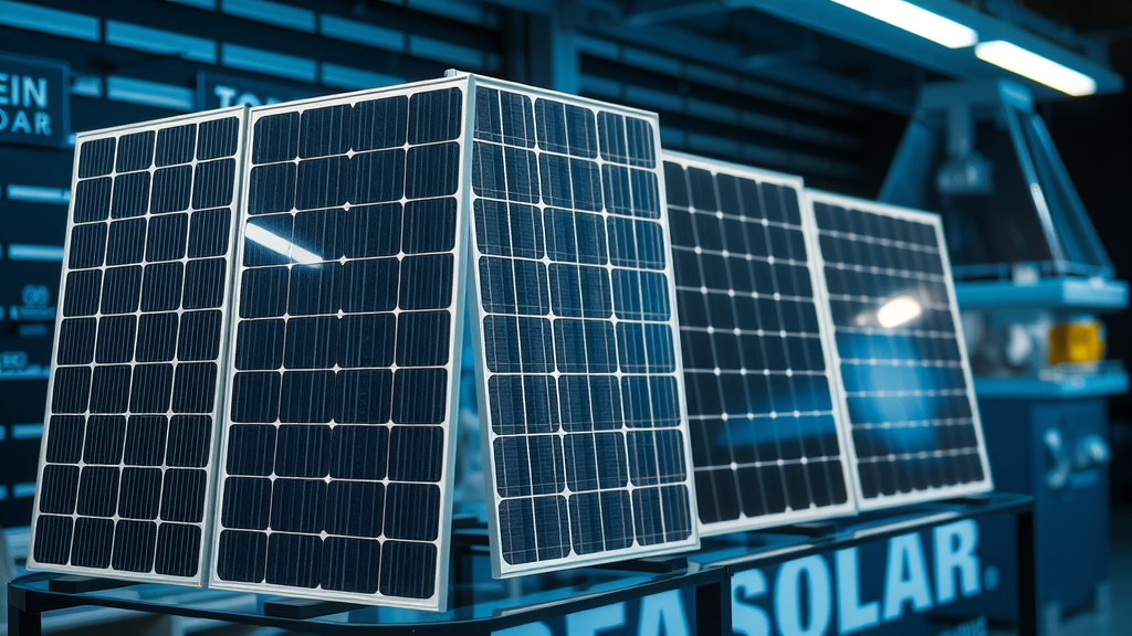 Comparison of solar panel types and brands installed by New Jersey solar companies