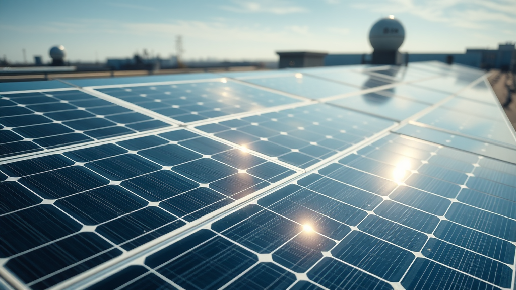 close-up of standard vs high-efficiency solar panels technology New Jersey